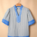  Joanna Detail Short Sleeve Blouse