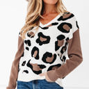  Jocelyn Block Patchwork Sleeve Sweater