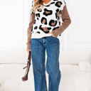  Jocelyn Block Patchwork Sleeve Sweater