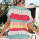  Joelle Knit Short Sleeve Sweater