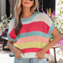  Joelle Knit Short Sleeve Sweater