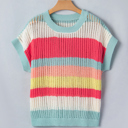  Joelle Knit Short Sleeve Sweater