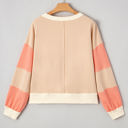  Jolene Block Textured Patchwork Pullover