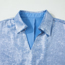  Jolene Half Sleeve Metallic Top