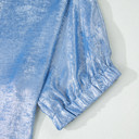 Jolene Half Sleeve Metallic Top