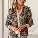  Jordyn Contrast Striped Trim Shirt