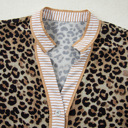  Jordyn Contrast Striped Trim Shirt