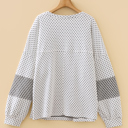  Jordyn Sleeve Henley top Long Sleeve PLUS Top