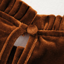  Josephine Puff Sleeve Velvet Top