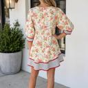  Josephine Sleeve Floral Dress