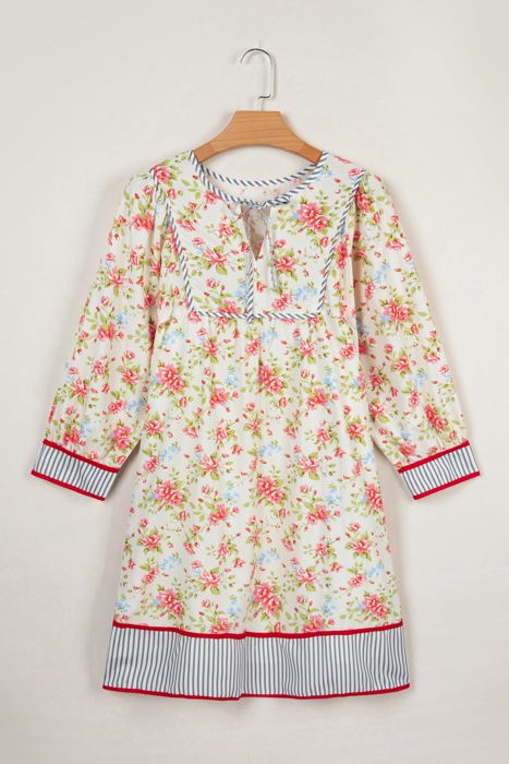 Josephine Sleeve Floral Dress