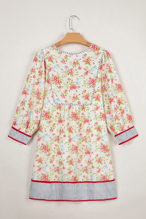 Josephine Sleeve Floral Dress