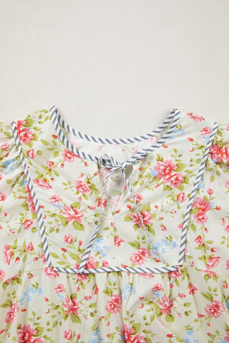 Josephine Sleeve Floral Dress