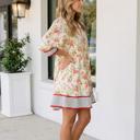 Apricot Large Josephine Sleeve Floral Dress