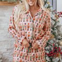 Pink Large Josiva 2pcs Pajama Short Set