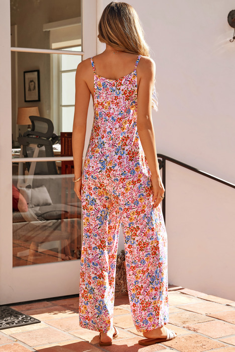 Journi Spaghetti Straps Loose Jumpsuit