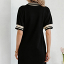  Jovie Trim Preppy Polo Tee