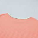  Joy Detail Raw Seam Long Sleeve Top