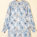  Juliana Sleeve Flowy Mini Dress