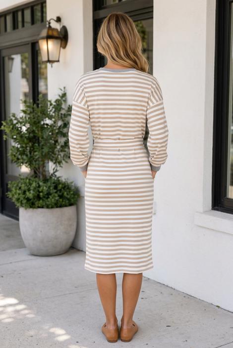 Julianna Long Sleeve Shift Dress