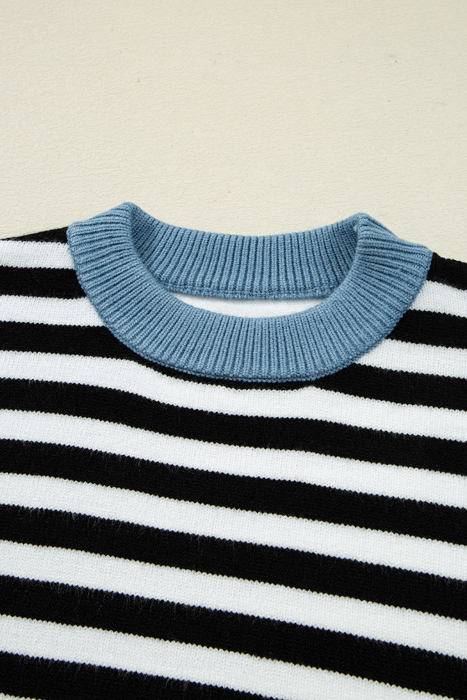 Julieta Colorblock Sleeve Chic Sweater