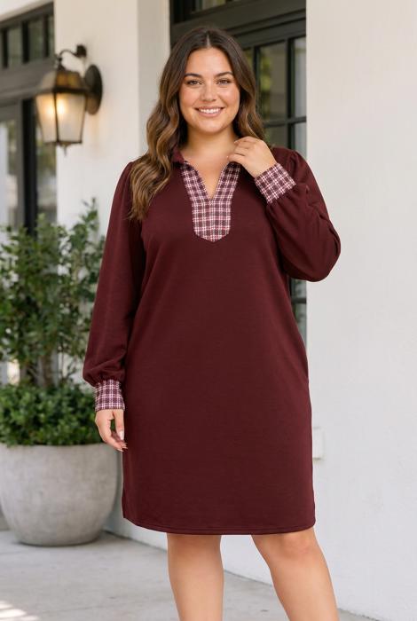 June Shift Mini PLUS Dress