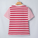  June Stripe Patchwork T Shirt