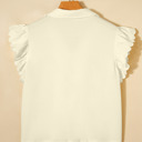  Juniper Ruffled Short Sleeve Blouse