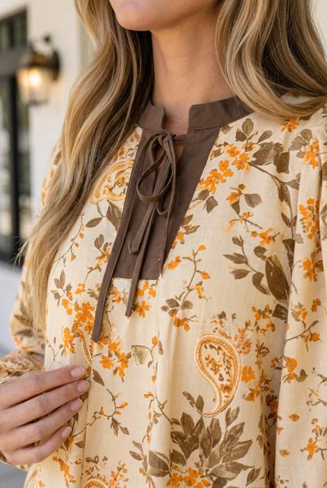 Kai Long Sleeve Blouse Long Sleeve Top