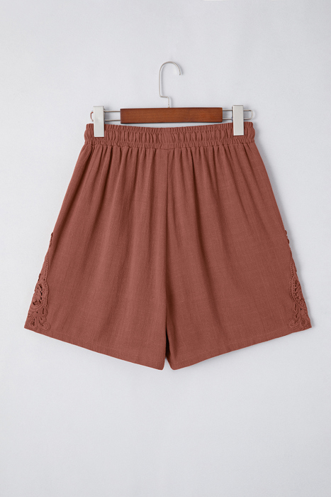 Kaia Waist Loose Linen Shorts