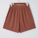  Kaia Waist Loose Linen Shorts