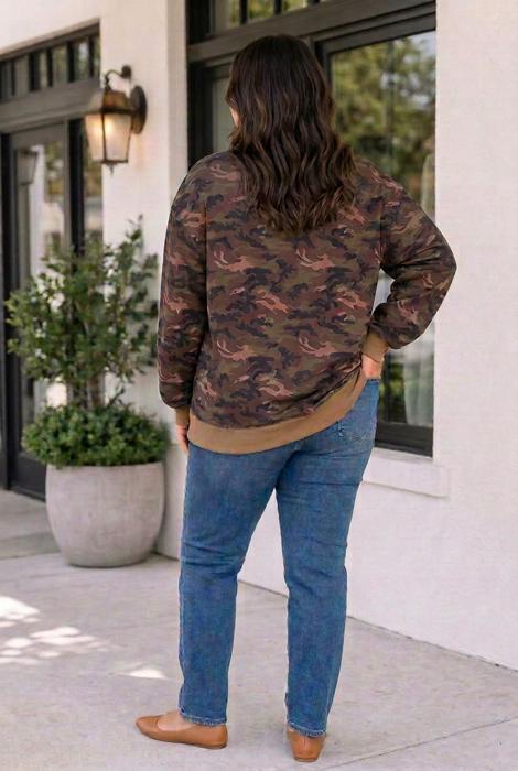 Kaileigh Silhouette Tunic Length PLUS Sweatshirt