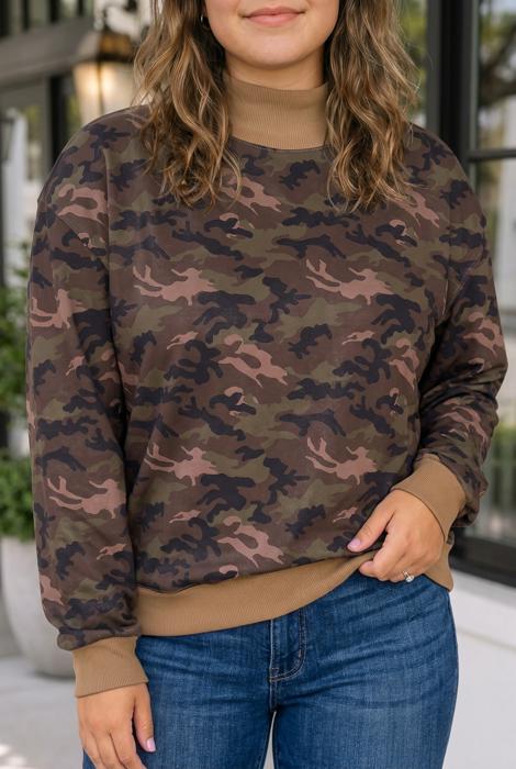 Kaileigh Silhouette Tunic Length PLUS Sweatshirt