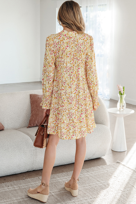 Kaiya Loose Shirt Dress Long Sleeve
