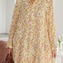  Kaiya Loose Shirt Dress Long Sleeve