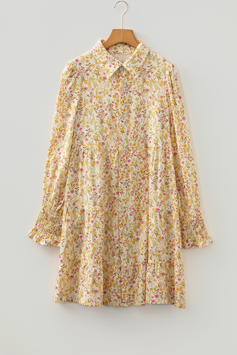 Kaiya Loose Shirt Dress Long Sleeve