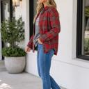  Kali Plaid Front Shacket