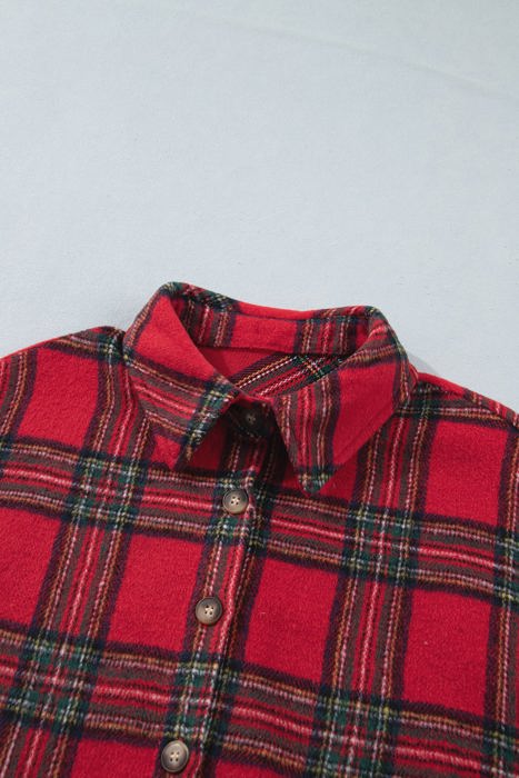 Kali Plaid Front Shacket