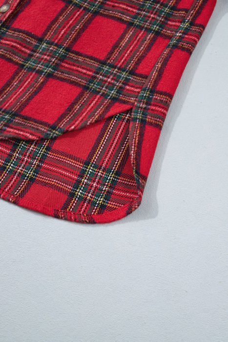 Kali Plaid Front Shacket
