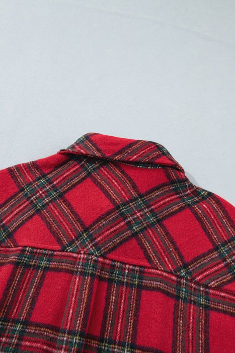 Kali Plaid Front Shacket