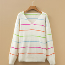 White XL Kamila Drop Shoulder Baggy Sweater