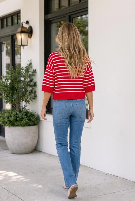 Kamila Sleeve Relaxed Knit Sweater
