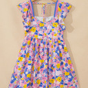  Kara Square Loose Mini Dress