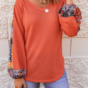  Karina Eyelet thermal Knit Top