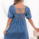  Karina Puff Sleeve Mini Dress