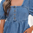  Karina Puff Sleeve Mini Dress