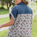 Karla Print Patchwork Polo PLUS Tee