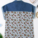  Karla Print Patchwork Polo PLUS Tee
