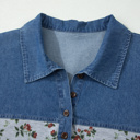  Karla Print Patchwork Polo PLUS Tee