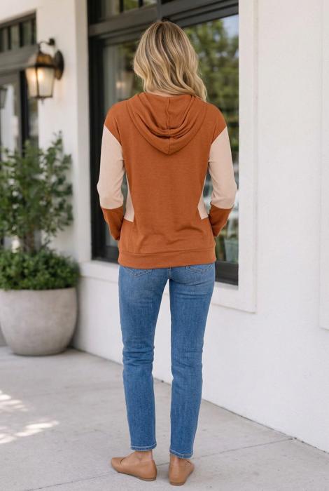 Karlee Crossed Pullover Hoodie